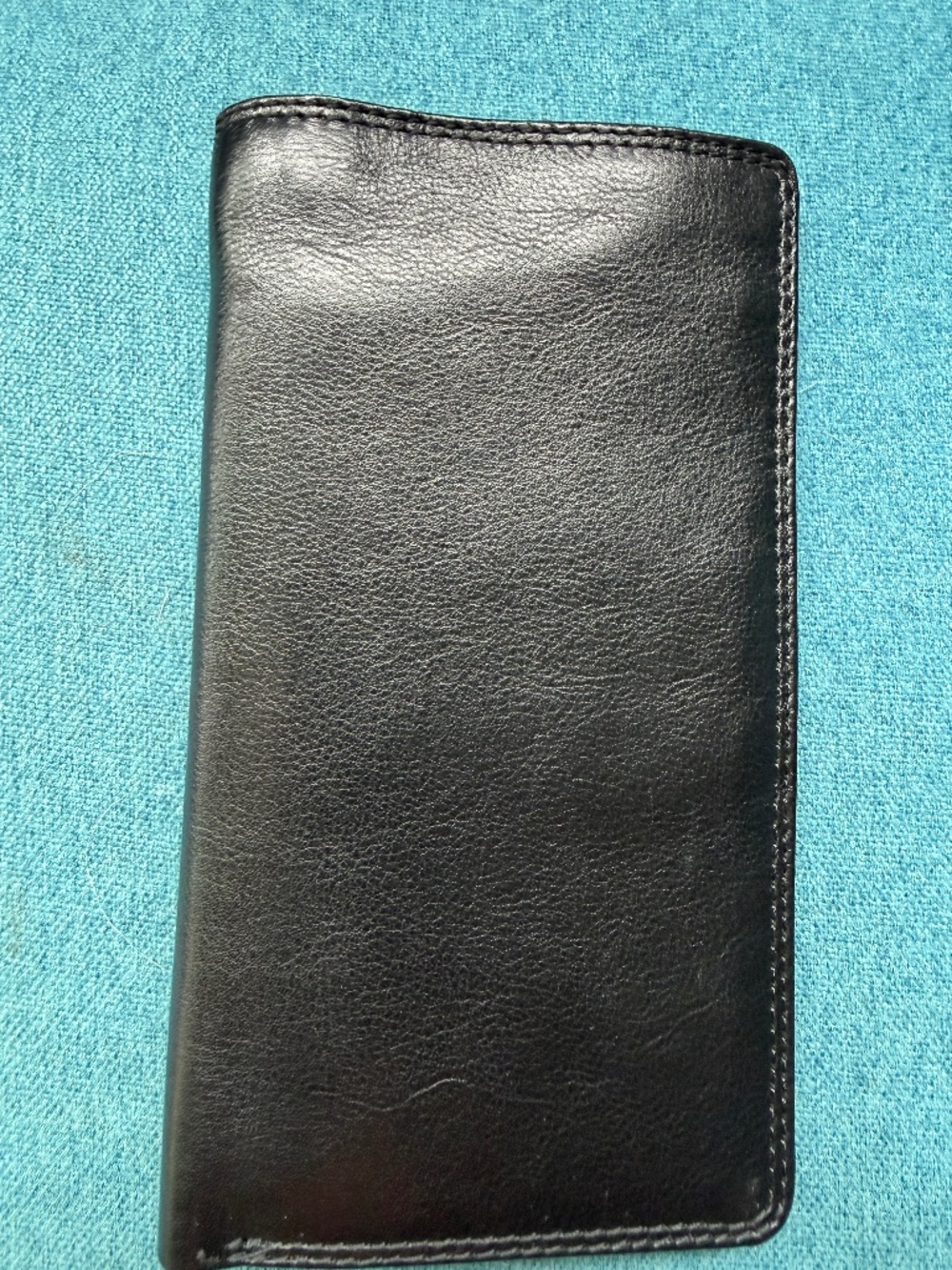 Visconti Real Leather Men's Slim Breast/Suit Pocket Wallet New | Black